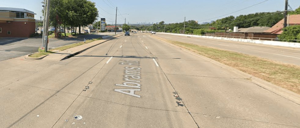 Dallas two-car accident