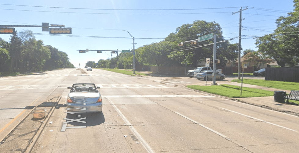 Dallas 2-Car Collision