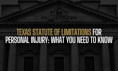 Texas personal injury statute of limitations